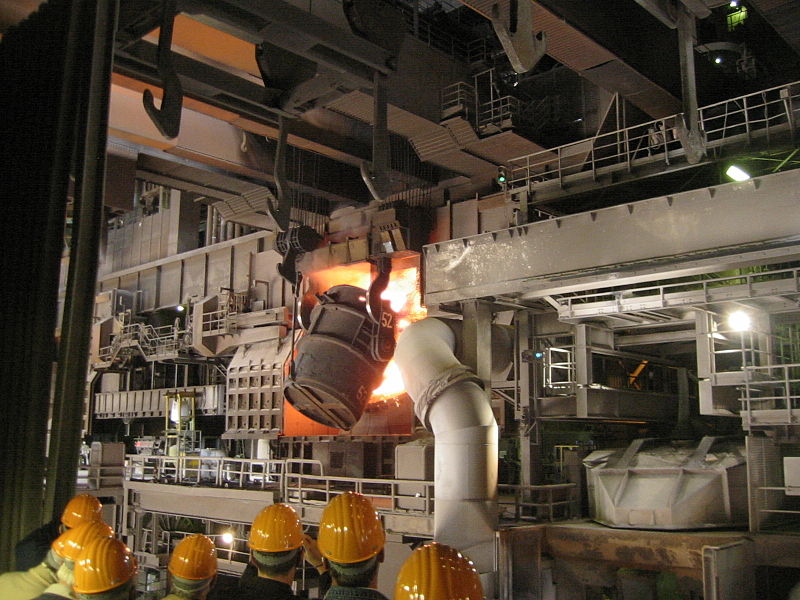 steel making plant