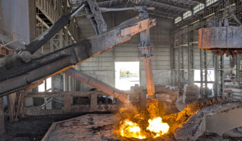 steel making plant