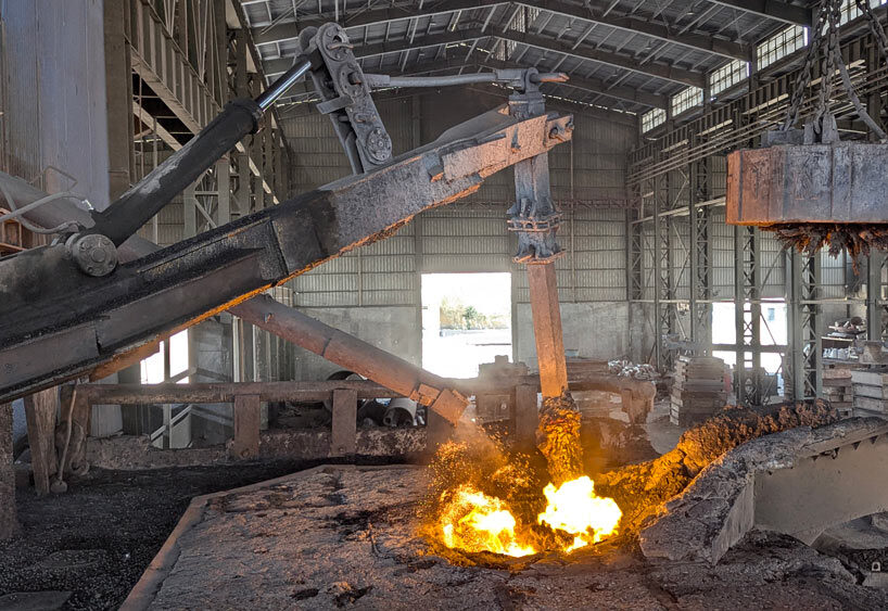 steel making plant