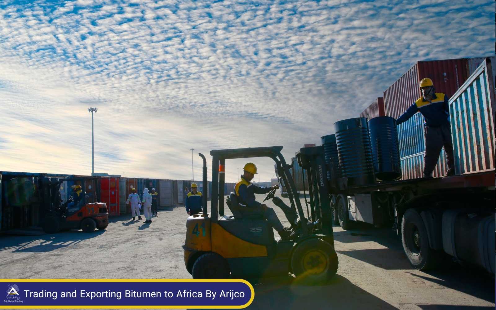Efficient Bitumen Export Handling – Arij Global Trading at Work